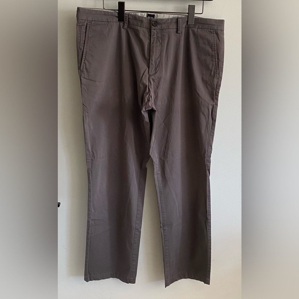 Hugo Boss Men's Taupe Chinos
